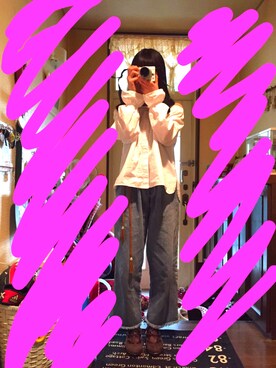 「カメラ女子」｜「アイテム（財布/小物）」を使った、ゆいかさん（レディース・155cm）の春コーディネート