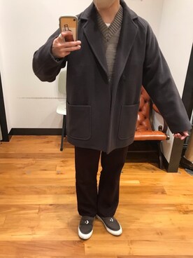 「Wrangler」｜「アイテム（その他アウター）」を使った、hayakazu16さん（メンズ・165cm）の冬コーディネート