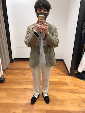 「AURALEE」｜「アイテム（ブルゾン）」を使った、hayakazu16さん（メンズ・165cm）の冬コーディネート