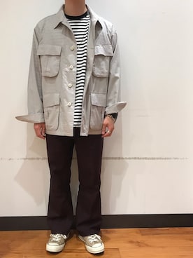 「チャックテイラー」｜「アイテム（ブルゾン）」を使った、hayakazu16さん（メンズ・165cm）の春コーディネート