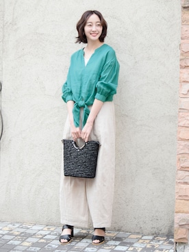 GreadyBrilliantSTAFFさん（レディース・164cm）の春コーディネート