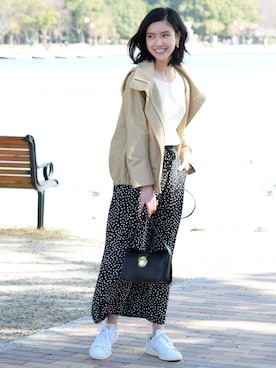 GreadyBrilliantSTAFFさん（レディース・161cm）の春コーディネート