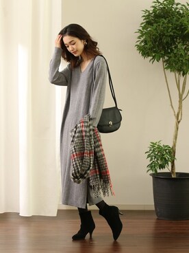 GreadyBrilliantSTAFFさん（レディース・161cm）の秋コーディネート