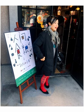 「ISABEL MARANT（イザベルマラン）のアイテム（レッグウェア）」を使った、envy2さん（レディース・155cm）の冬コーディネート