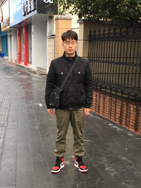 「Combackのアイテム」を使った、泽さん（メンズ・170cm）の春コーディネート