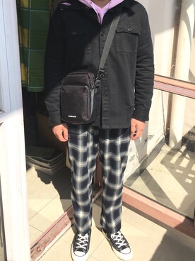 「Combackのアイテム」を使った、泽さん（メンズ・170cm）の春コーディネート