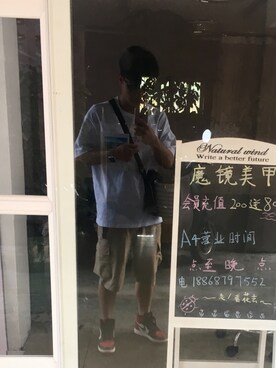 「Combackのアイテム」を使った、泽さん（メンズ・170cm）の春コーディネート