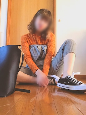 「秋冬」｜「アイテム（つなぎ/オールインワン）」を使った、mahalo  さん（レディース・164cm）の秋コーディネート