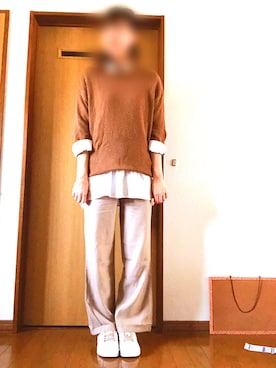 「秋冬」｜「アイテム（シャツワンピース）」を使った、mahalo  さん（レディース・164cm）の冬コーディネート