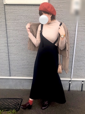 「LookUp（ルックアップ）のアイテム」を使った、mahalo  さん（レディース・164cm）の秋コーディネート