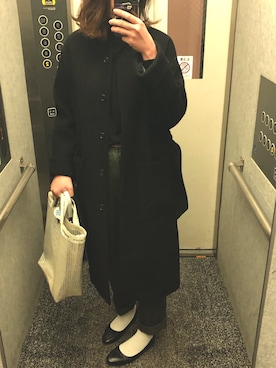 「A part by（アパートバイ）のアイテム（その他アウター）」を使った、まこさん（レディース・165cm）の冬コーディネート