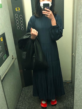 「アイテム（ドレス）」を使った、まこさん（レディース・165cm）の春コーディネート