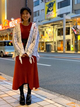 Hikaruさん（レディース・155cm）の冬コーディネート