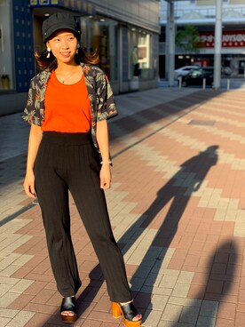 Hikaruさん（レディース・156cm）の春コーディネート