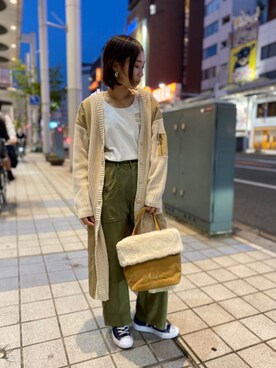 Hikaruさん（レディース・156cm）の秋コーディネート