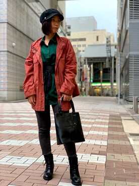 Hikaruさん（レディース・156cm）の秋コーディネート