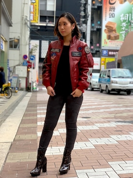 Hikaruさん（レディース・156cm）の秋コーディネート