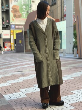 Hikaruさん（レディース・156cm）の冬コーディネート