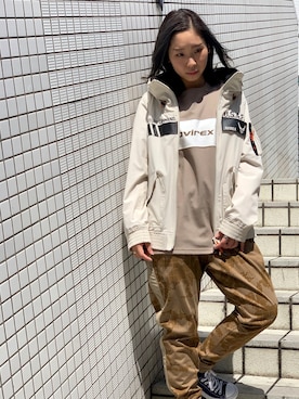 Hikaruさん（レディース・156cm）の春コーディネート