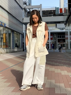 Hikaruさん（レディース・156cm）の春コーディネート