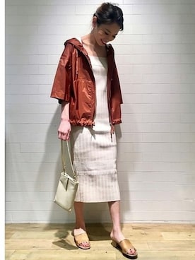 「Noble（ノーブル）のアイテム（ワンピース）」を使った、rikaさん（レディース・166cm）の冬コーディネート