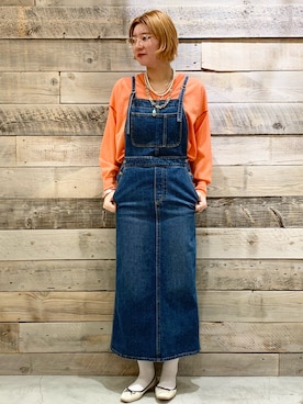 「でにむ」｜「アイテム（バレエシューズ）」を使った、ユーリンチーさん（レディース・170cm）の春コーディネート