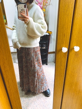 「ダニエルウェリントン」｜「アイテム（アクセサリー）」を使った、ringo🍎さん（レディース・155cm）の冬コーディネート
