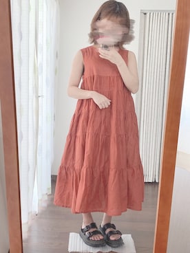 「アイテム（ワンピース/ドレス）」を使った、hanaさん（レディース・141cm・10代）の夏コーディネート