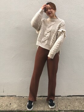 erina♡さん（レディース・155cm）の秋コーディネート