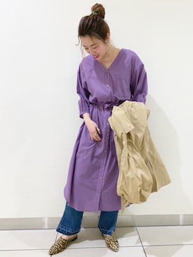 「Discoat Parisien」｜「アイテム（パンツ）」を使った、erina♡さん（レディース・155cm）の春コーディネート