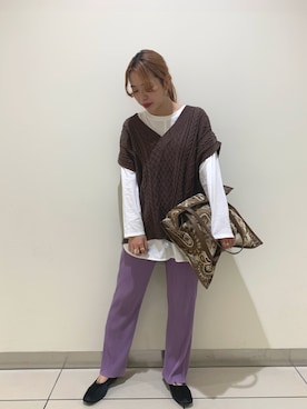 erina♡さん（レディース・155cm）の秋コーディネート