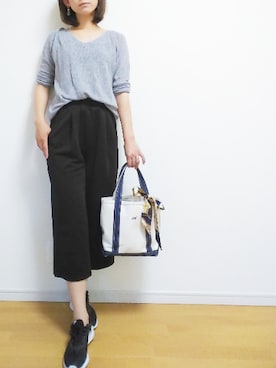 「CIEL（シエル）のアイテム（パンツ）」を使った、CIELさん（レディース・163cm）の夏コーディネート