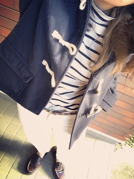 Maya Okamotoさん（レディース・158cm）の冬コーディネート