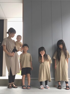 「devirock（デビロック）のアイテム（ワンピース/ドレス）」を使った、iiiricomiiiさん（レディース・159cm）の秋コーディネート