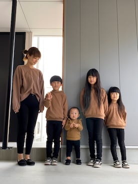 「devirock（デビロック）のアイテム（スウェット）」を使った、iiiricomiiiさん（レディース・159cm）の冬コーディネート
