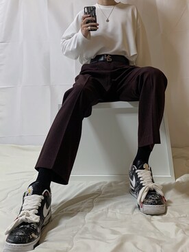 「DOLCE&GABBANA（ドルチェアンドガッバーナ）のアイテム（アクセサリー）」を使った、ザンさん（メンズ・172cm）の春コーディネート