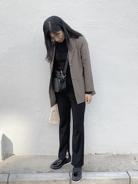 Aoiさん（レディース・162cm）の冬コーディネート