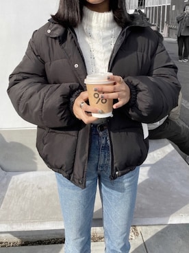 Aoiさん（レディース・162cm）の冬コーディネート