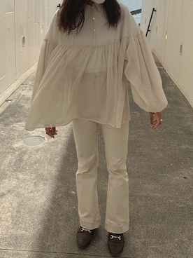 Aoiさん（レディース・163cm）の春コーディネート