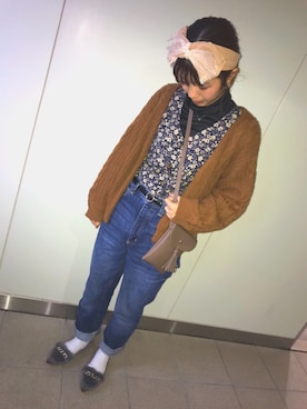 「RETOROGIRL」｜サワクリさん（レディース・156cm）の冬コーディネート