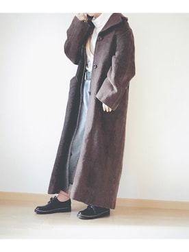 「LAURA ASHLEY(LAURA ASHLEY)」｜Yotchさん（レディース・163cm）の冬コーディネート