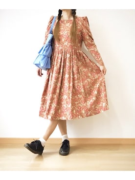 「LAURA ASHLEY(LAURA ASHLEY)」｜Yotchさん（レディース・163cm）の冬コーディネート