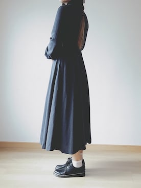 「LAURA ASHLEY(LAURA ASHLEY)」｜Yotchさん（レディース・163cm）の冬コーディネート