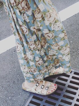 「Papillio（パピリオ）のアイテム」を使った、Yotchさん（レディース・163cm）の夏コーディネート