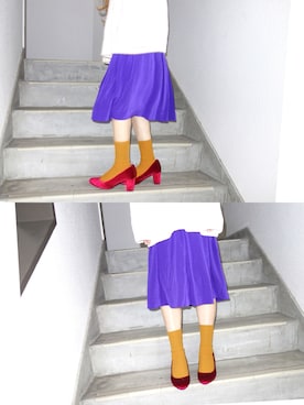 「ORVIS（オービス）のアイテム」を使った、Yotchさん（レディース・163cm）の秋コーディネート