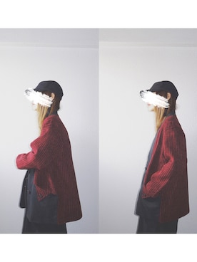 「大人古着」｜「アイテム（その他アウター）」を使った、Yotchさん（レディース・163cm）の秋コーディネート
