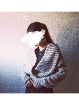 「大人古着」｜「アイテム（カーディガン/ボレロ）」を使った、Yotchさん（レディース・163cm）の秋コーディネート