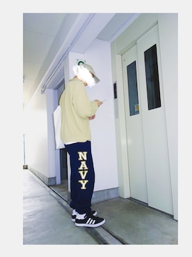 「Timberland（ティンバーランド）のアイテム（キャップ）」を使った、Yotchさん（メンズ・170cm）の春コーディネート