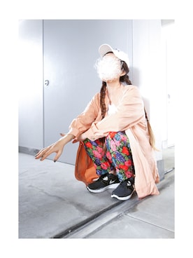 「アイテム（その他アウター）」を使った、Yotchさん（レディース・163cm）の春コーディネート