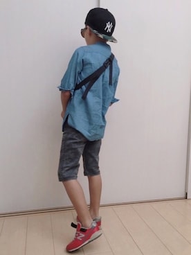 「BEN DAVIS（ベンデイビス）のアイテム」を使った、Hon♡ruさん（キッズ・135cm）の秋コーディネート